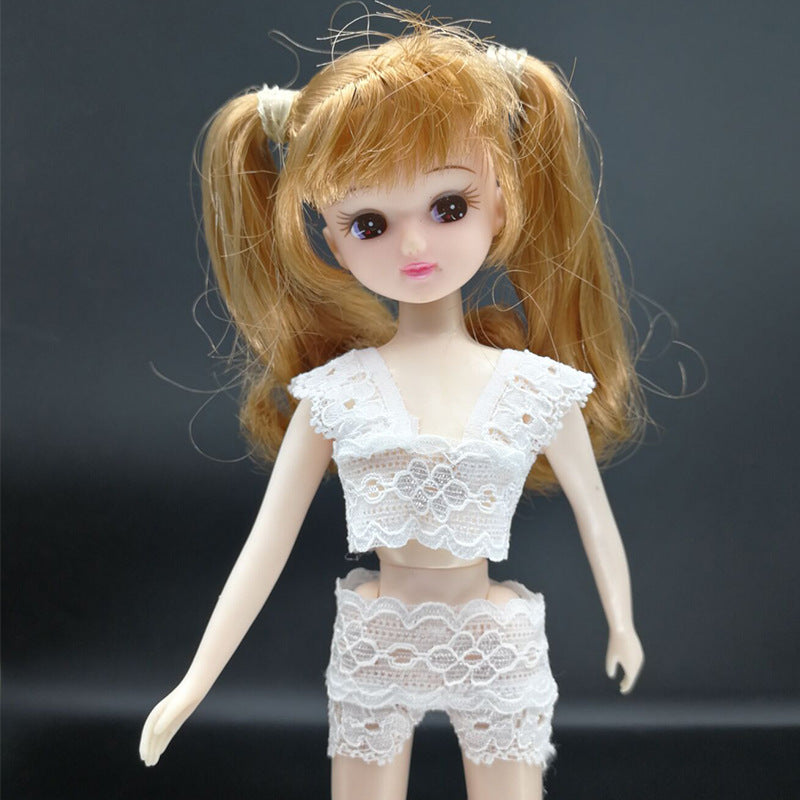 Wholesale 10pcs/pack Doll dress-up clothes underwear pajamas lace cloth baby clothes